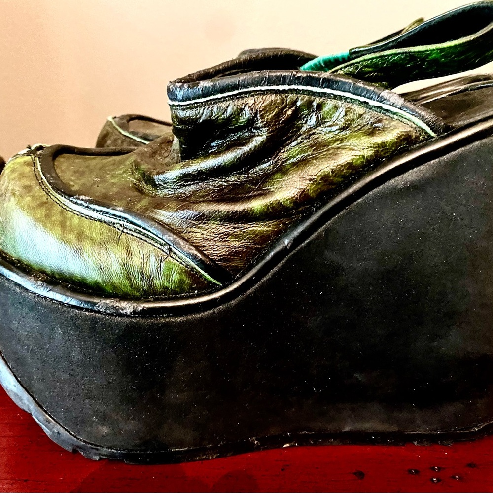 Authentic Luichiny Platform Slingback Wedge - image 2